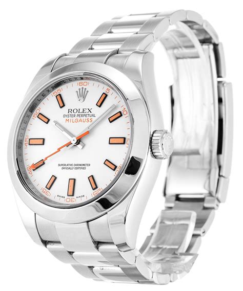 rolex oyster perpetual milgauss fake|rolex milgauss price used.